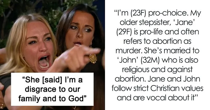 Sis Exposes Woman’s Secret Abortion To Her Pro-Life Husband After Constant Shaming, Takes Heat