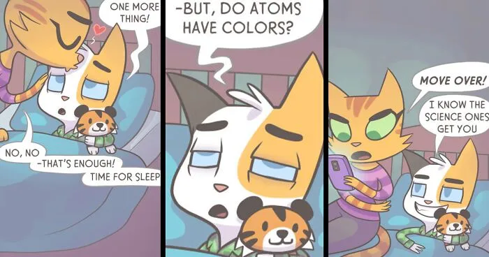 Capturing The Chaos Of Family Life In My Latest Cat Comics (20 New Pics)