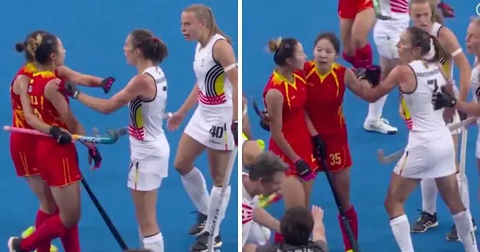Fans Say “China Had To Be Disqualified” After Mass Brawl Erupts On Olympic Hockey Field