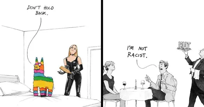 50 Hilarious Comics With Unexpected Twists And Turns, By “The New Yorker” Cartoonist (New Pics)