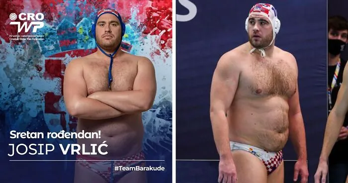 Olympics Fans Marvel At The "Dad Bod" Of Croatian Water Polo Star Josip Vrlic