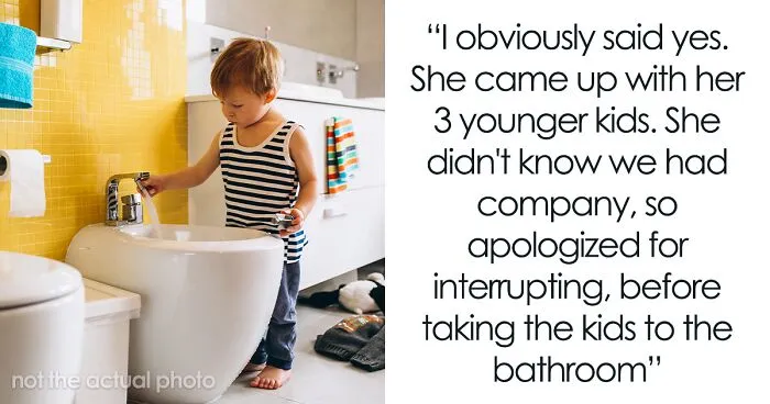 Ex-Wife Asks Man To Let Her Kid Use Bathroom, His New Wife And SIL Are Livid That He Allowed It