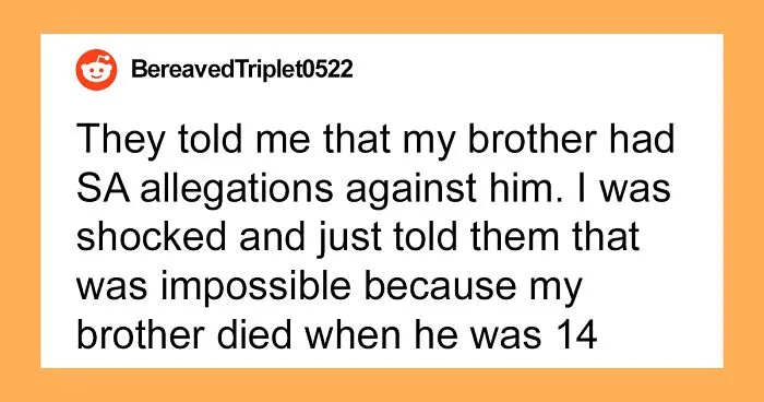 Woman Gets Bashed For Not Mentioning Her Brother Is Dead After Coworker Spread Rumors About Him