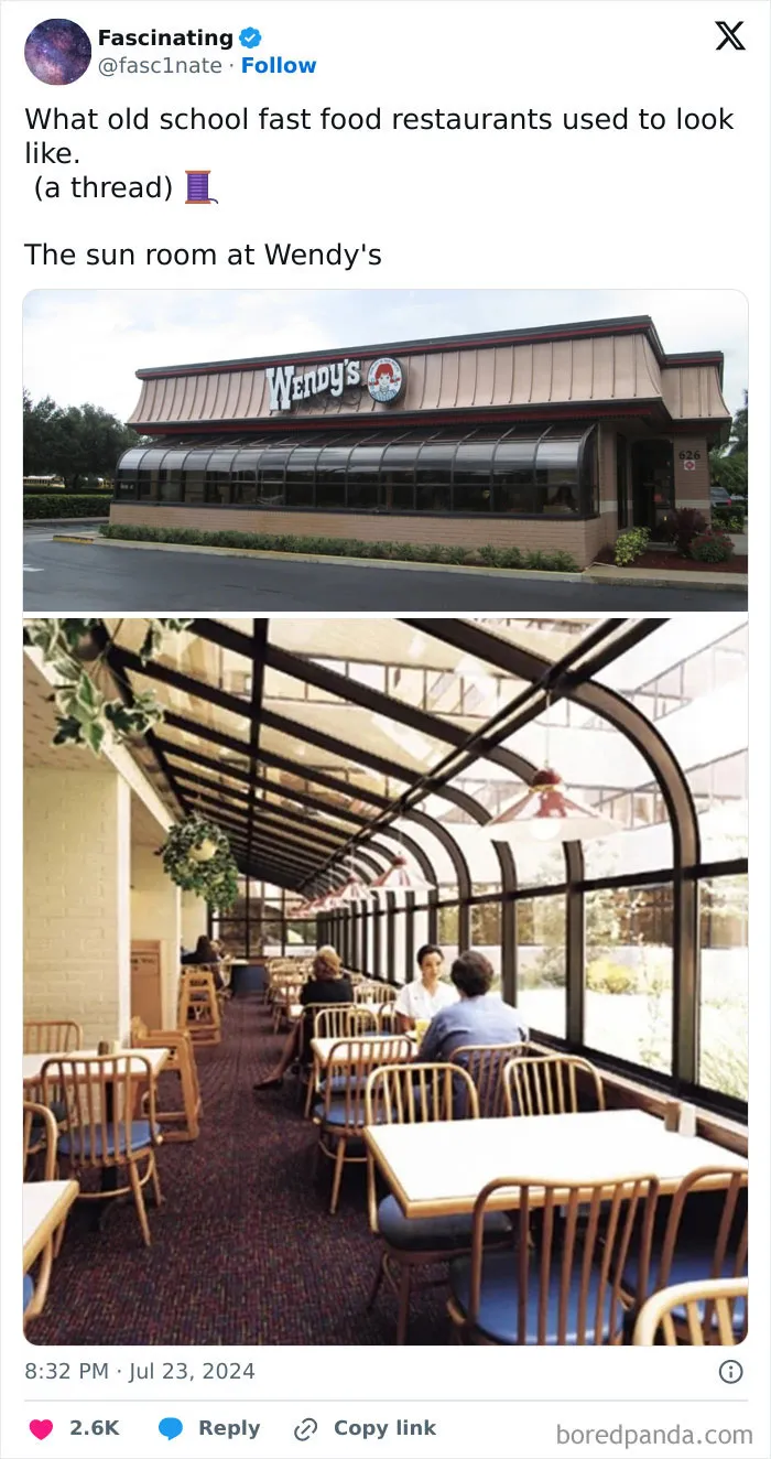 “Lost War Against Minimalism”: 15 Pics Of What Fast-Food Restaurants Looked Like In The Past