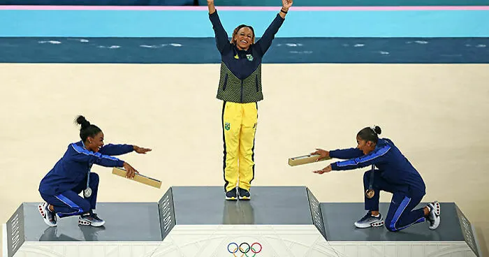 Simone Biles And Jordan Chiles' Sportsmanship Towards Rival's Victory Wins The Internet