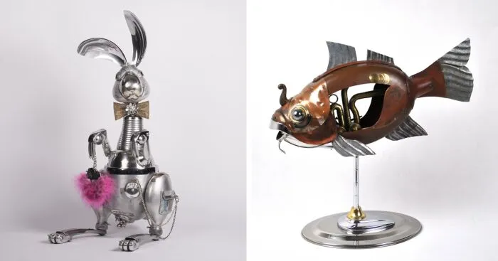 I Created These Unique Sculptures From Scrap Metal And Found Objects (26 Pics)
