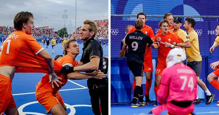 Dutch Hockey Player’s Revenge Against German Athlete Results In Brawl After Olympic Match