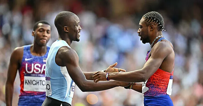 Botswana's Letsile Tebogo Shades “Arrogant” And “Loud” Noah Lyles After Winning Gold In 200m