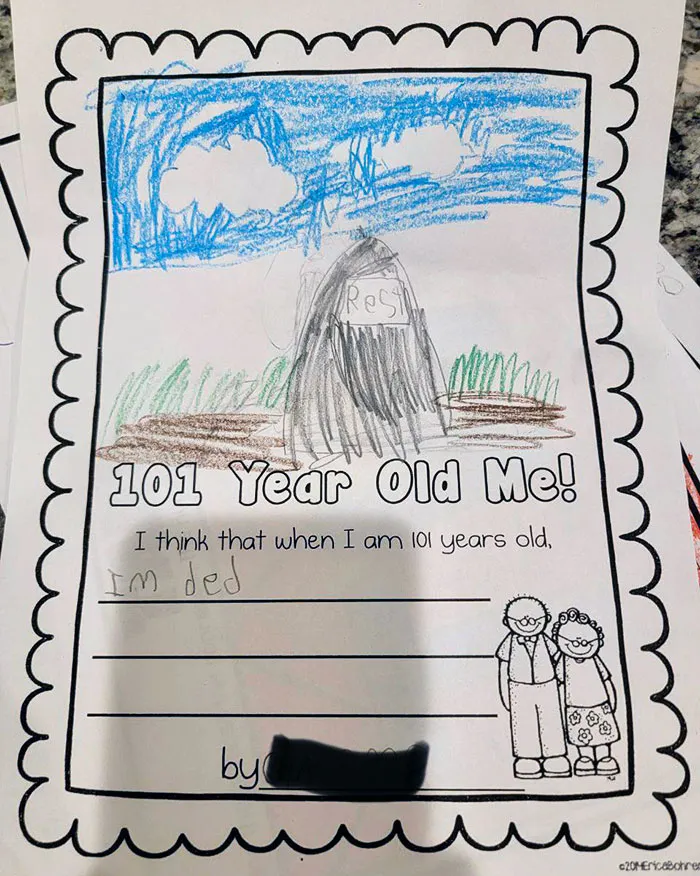 Este niño se ha dibujado de forma realista a los 101 años