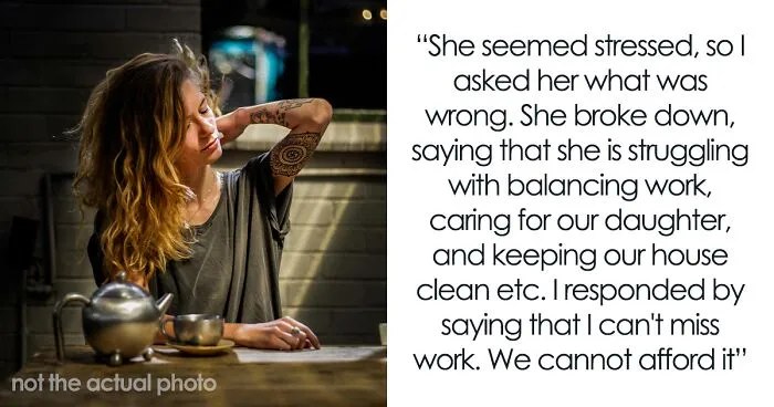 Man Refuses To Help Working-Mom Wife With Household Chores Until She Picks Up After Herself