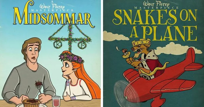 39 Horrifyingly Nostalgic Cartoon Makeovers, By This Artist (New Pics)