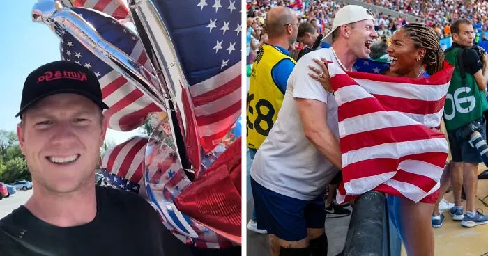 Gold Medalist Tara Davis-Woodhall Welcomed Home With A Wonderful Surprise From Her Husband