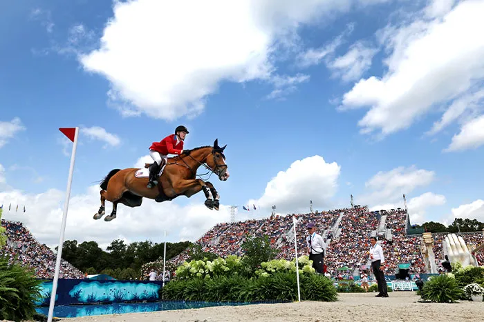Team USA’s Mclain Ward And His Horse, Ilex, Seem To Be Almost Flying In An Impressive Feat Of Human-To-Animal Coordination