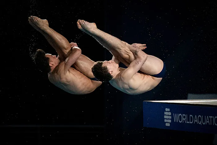The Impressive Coordination Of Great Britain’s Thomas Daley And Noah Williams Awarded Them The Silver Medal In The Men’s 10m Platform Final