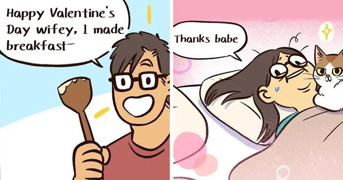 20 New Comics By This Artist That You Might Relate To If You're In A Relationship