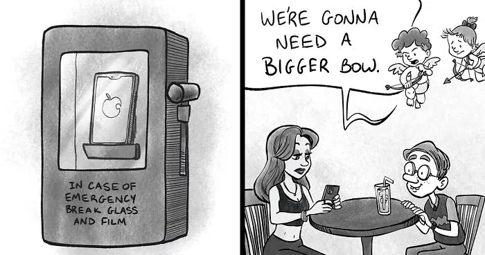 30 Witty One-Panel Comics From The Collaborative Minds Of Two Artists Under The Name Quickies (New Pics)