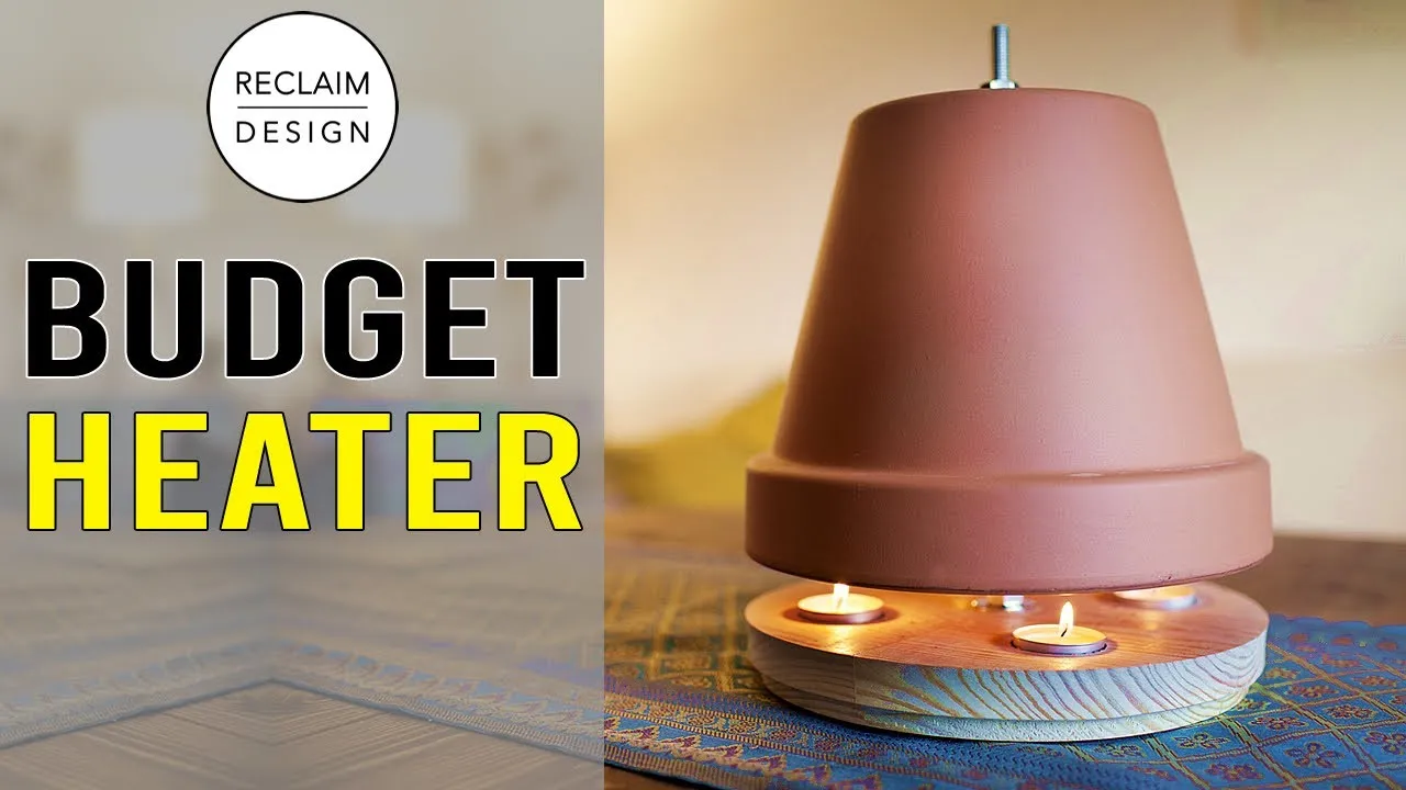 How I Stay Cozy On A Budget: Simple DIY Flower Pot Heater For Chilly Autumn Nights