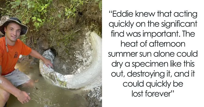 Man Goes Viral Online After His Exploration Walk Turns Into A Massive Mammoth Tusk Discovery