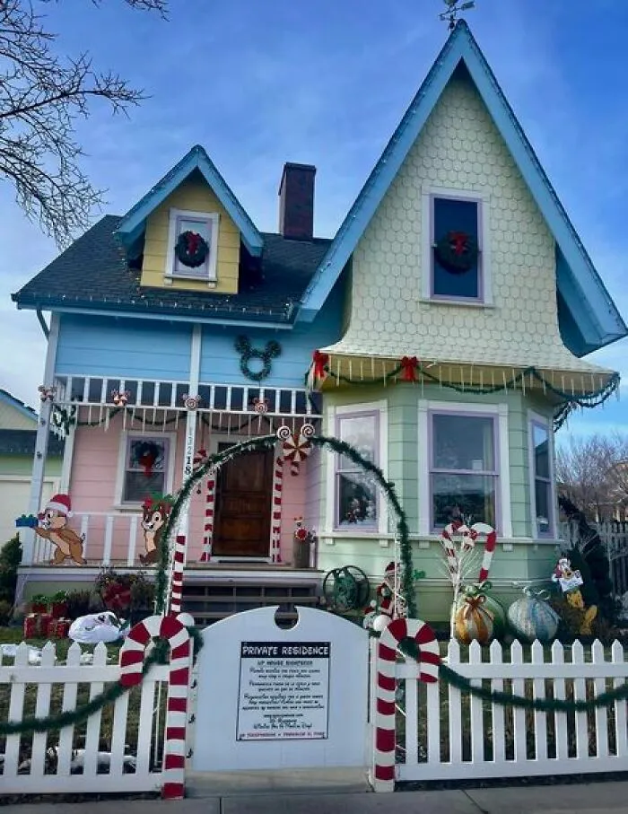 A Replica Of The Up House In The Up Movie.   Built In Herriman, Utah