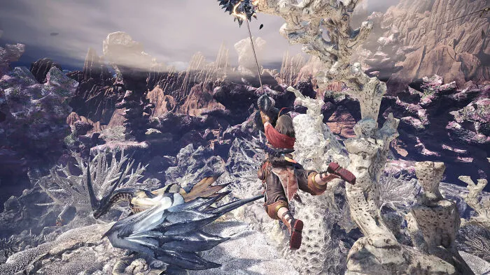 Player in an action role-playing game exploring a detailed fantasy environment, showcasing popular all-time favorite gameplay.