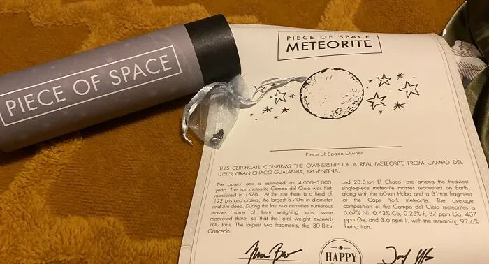 Forget Wishing On A Star, Now You Can Own One! This <a Style="Display:inline;" Href="Https://Www.amazon.com/Dp/B085q2jqxp?ascsubtag=%5bartid%7c10060.g.25238672%5bsrc%7c%5bch%7c%5blt%7c%5bpid%7c67eb59fb-59a4-41bb-8e9c-05f22b8dcddc%5baxid%7c505bdb5a-3ae0-4e50-9d67-23ebe4ff0255&th=1&linkcode=ll1&tag=bpowl-20&linkid=5a96bf2a75324e52bf814aafd69be0d2&language=en_us&ref_=as_li_ss_tl " Target="_blank">     <span Style="Font: Inherit; Color: #d74b1f;"> Real Shooting Star Iron Meteorite</Span> Is The Perfect Gift For Any Space Enthusiast