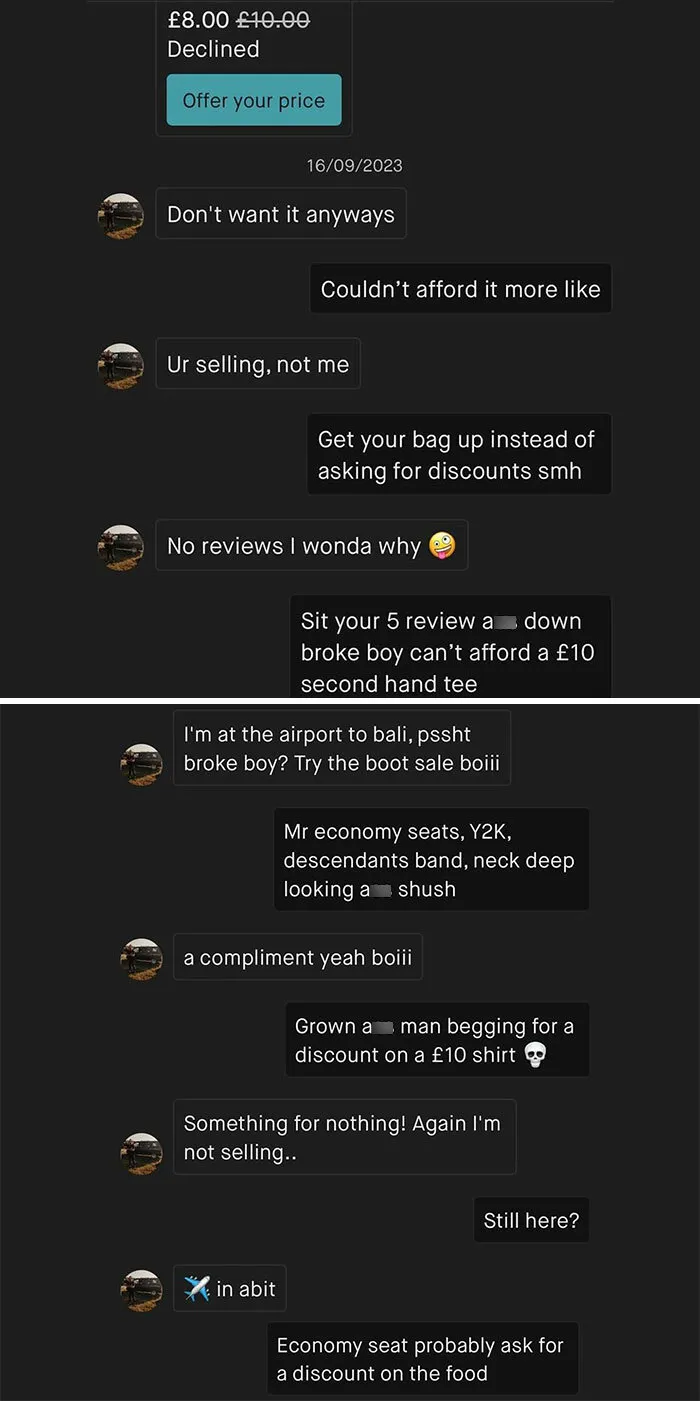 40 Times People Had The Weirdest Convos When Buying Or Selling Online (New Pics)