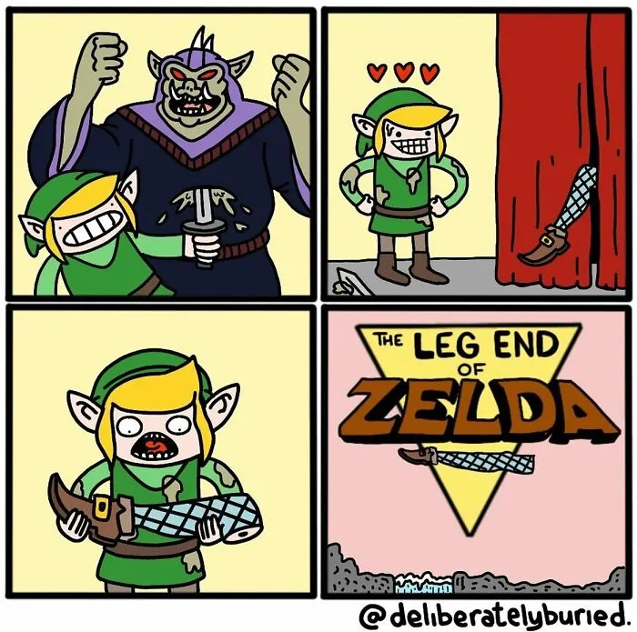 39 Comics With A Dark Sense Of Humor From “Deliberately Buried Comics” (New Pics)