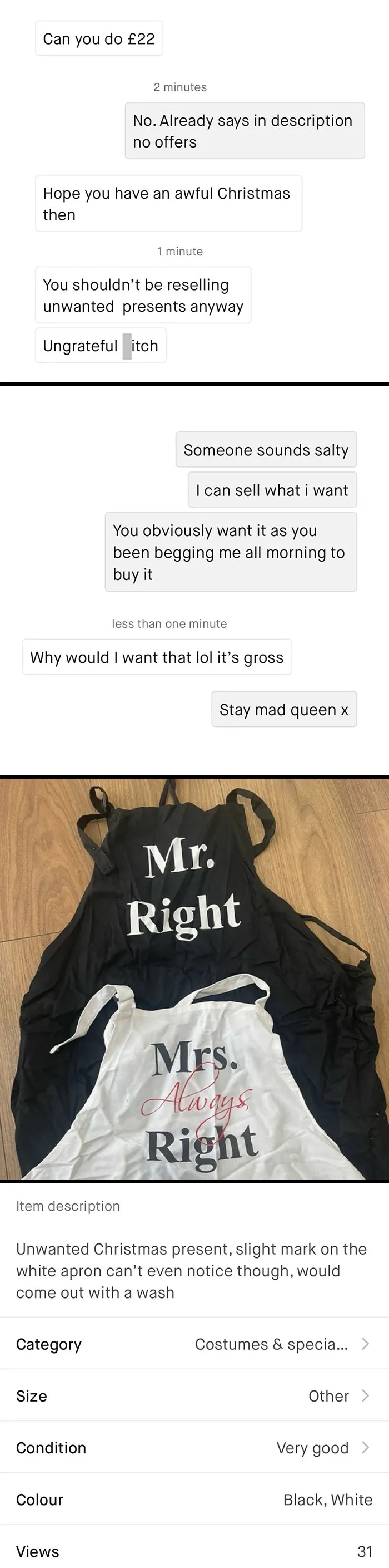 40 Times People Had The Weirdest Convos When Buying Or Selling Online (New Pics)
