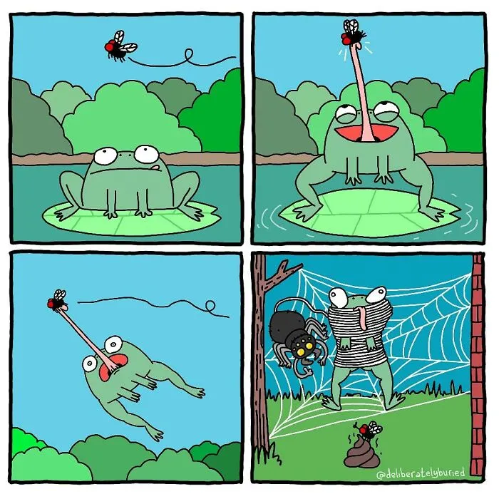39 Comics With A Dark Sense Of Humor From “Deliberately Buried Comics” (New Pics)