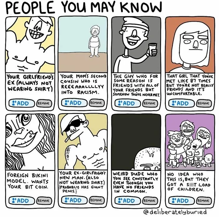 39 Comics With A Dark Sense Of Humor From “Deliberately Buried Comics” (New Pics)