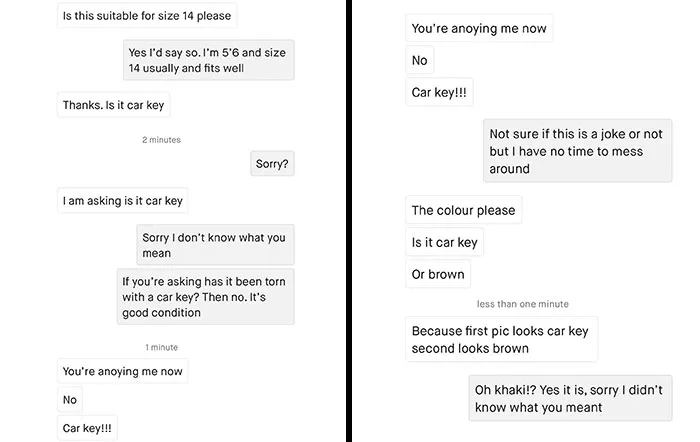 40 Times People Had The Weirdest Convos When Buying Or Selling Online (New Pics)