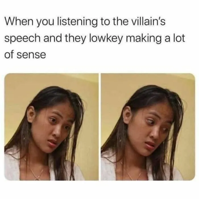 Woman looking confused at a speech, reflecting on Netflix meme humor.
