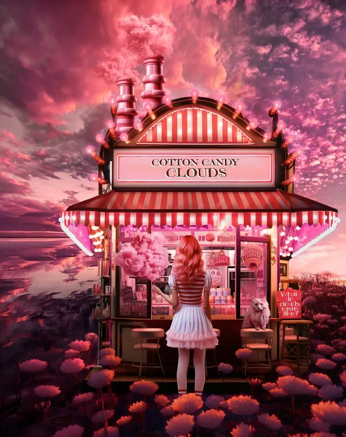 Cotton Candy Clouds