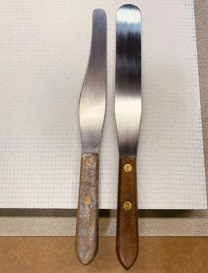 Here’s A Metal Spatula I’ve Used For About 7 Years Compared To Its New Replacement