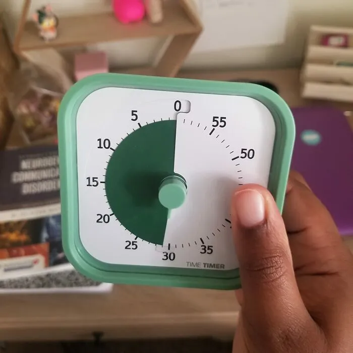 "Treat timers and alarms like non-negotiable laws. When the timer goes off, doesn’t matter what you were doing seconds ago, it’s time to go. Half showered, wet hair, one eye done, whatever it is, you’re out the door" - <span Style="Font:inherit;color:#808080"> Unknown</Span>