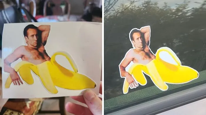 Go Bananas For Nicolas Cage With This <a Style="Display:inline;" Href="Https://Www.amazon.com/Emc-Graphics-Nicolas-Cage-Banana/Dp/B08k57yf2r?ie=utf8&linkcode=ll1&tag=bpmonkey-20&linkid=c19e0d17df6e8180057d90c3b115f364&language=en_us&ref_=as_li_ss_tl" Target="_blank"><span Style="Font: Inherit; Color: #d74b1f;"> Sticker</Span>
