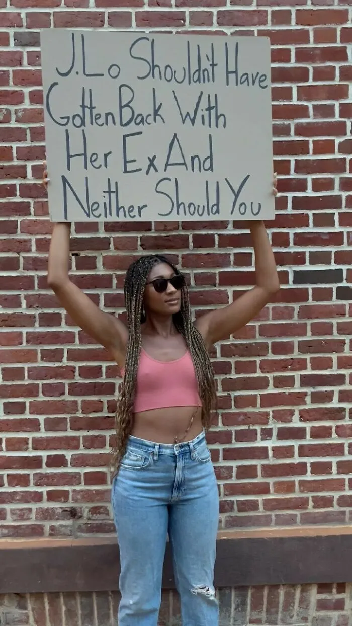 45 Times “Dudette With Sign” Did Everyone A Public Service And Protested Irritating Things (New Pics)