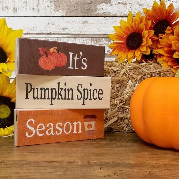 Basic? Maybe. But Also Delicious. Celebrate Your Love For All Things Pumpkin Spice With These Festive <a Style="Display:inline;" Href="Https://Www.amazon.com/Jennygems-Pumpkin-Harvest-Decorations-Tabletop/Dp/B0b82r1c2l?dib=eyj2ijoimsj9.liddanft1dkaas30apsmk1v893so6immo6abtrix1_nj_9-Q_vbku1voihp2h98t2qxweszvnywsgawgef8ktip4dm4q5croy_iburg9ybnmwjvbuvwyndrzsjyyiz4y4-T4funrbizhokzqppnjdmybdn-3rn1ixrco1wvll80ey2uj151wcuomskbvequud_e-Yevxfktczffrx98q18atb6r2ac682ldrm1nbawdwylxarqjnoth-Emmdj-Zjtpuwxbk3wsoy4ymqmxykwbblhozhqlvwz6ivl75ybwu.o04oxbyzimfhabxebu6canhx75t-43p6-9lcw0y2key&dib_tag=se&keywords=fall+stuff&qid=1725353161&sr=8-66&linkcode=ll1&tag=bpostrich-20&linkid=15bc15ca3fbd8377e98b951813f78172&language=en_us&ref_=as_li_ss_tl " Target="_blank"><span Style="Font: Inherit; Color: #d74b1f;"> Wooden Block Signs</Span>