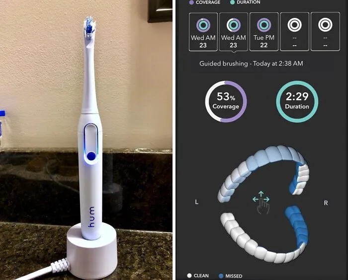 Your Pearly Whites Are About To Get A Tech Upgrade! This <a Style="Display:inline;" Href="Https://Www.amazon.com/Dp/B0899m4chx?ascsubtag=6115654%2c24%2c40%2cd%2c0%2c0%2c0%2c900%3a2%3b974%3a1%3b1125%3a2%3b1338%3a1%2c17557726%2c0%2c0%2cgoogle&btn_ref=srctok-B56048bff6129de7&linkcode=ll1&tag=bpelephant-20&linkid=ac14d18dcc1cd45f77e31bc32a85cb4d&language=en_us&ref_=as_li_ss_tl " Target="_blank"><span Style="Font: Inherit; Color: #d74b1f;"> Hum By Colgate Smart Battery Toothbrush Kit</Span> Will Make You Feel Like A Dental Superhero