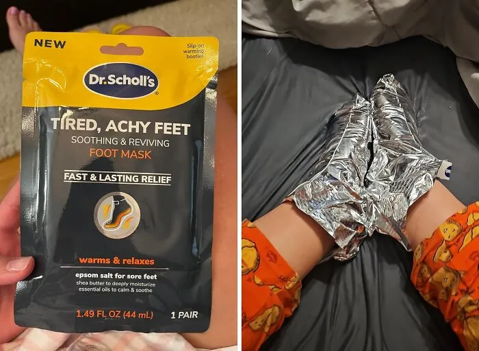 High Heels Got Your Feet Feeling Like They've Run A Marathon? These <a Style="Display:inline;" Href="Https://Www.amazon.com/Dr-Scholls-Foot-Disposable-Moisturizes/Dp/B0bybhrz7t?ie=utf8&linkcode=ll1&tag=bpelephant-20&linkid=4654b6ba1f49ca04deb2eed8eb4b1e96&language=en_us&ref_=as_li_ss_tl " Target="_blank"><span Style="Font: Inherit; Color: #d74b1f;"> Dr. Scholl's Warming Booties</Span> Will Soothe And Revive Them In No Time