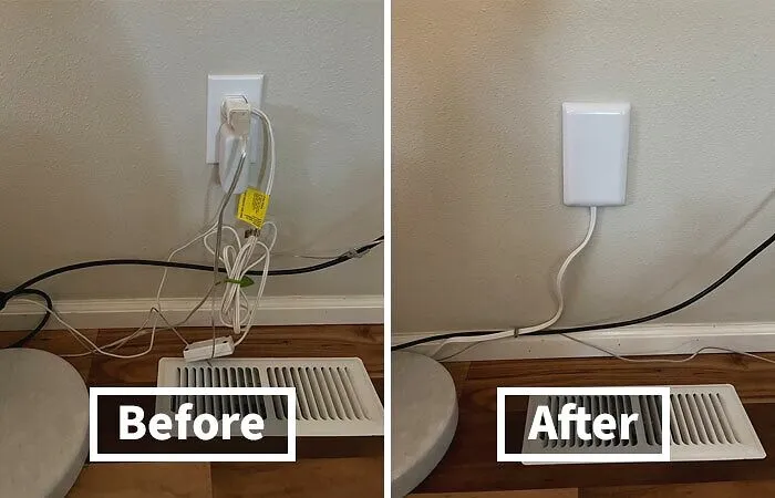 Your Messy Cords Are About To Go Incognito With This <a Style="Display:inline;" Href="Https://Www.amazon.com/Dp/B07s8dz1t5?asc_contentid=amzn1.vse.video.0fc3a3be11f8413e9a9952cd5000f959&th=1&linkcode=ll1&tag=bprooster-20&linkid=db40fb004f254c0adf09946ee0fada57&language=en_us&ref_=as_li_ss_tl" Target="_blank"><span Style="Font: Inherit; Color: #d74b1f;"> Sleek Socket</Span> – It's The Secret Agent Of Cable Management