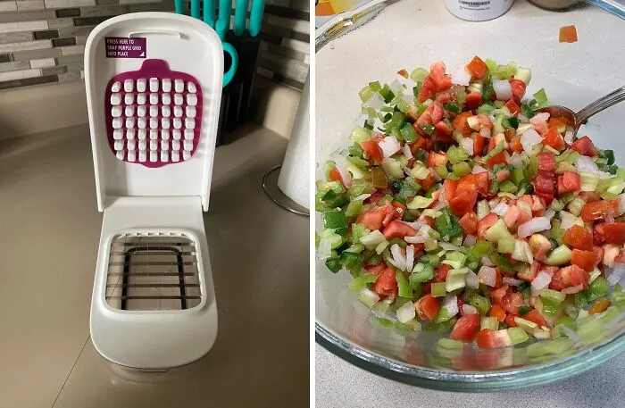 Ditch The Tears And The Uneven Chopping! This <a Style="Display:inline;" Href="Https://Www.amazon.com/Oxo-Grips-Vegetable-Chopper-Opening/Dp/B01bkwj86i?ie=utf8&th=1&linkcode=ll1&tag=bporangutan-20&linkid=db371555d9f183966dfca7d549dbca73&language=en_us&ref_=as_li_ss_tl" Target="_blank"><span Style="Font: Inherit; Color: #d74b1f;"> Vegetable And Onion Chopper</Span> Will Have Your Onions Diced Like A Pro