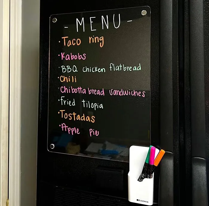 Make Your Fridge The Hub Of Cool With This <a Style="Display:inline;" Href=" Https://Www.amazon.com/Dp/B0914ywfgl?ascsubtag=7427472%2c20%2c56%2cd%2c0%2c0%2c0%2c900%3a2%3b974%3a3%3b1125%3a3%3b1338%3a1%2c31226343%2c0%2c0&ie=utf8%25252cgoogle%252cgoogle%2cgoogle&btn_ref=srctok-D8cd4e7af20b7f05&linkcode=ll1&tag=bpyak-20&linkid=ee160bb994889c57c52b95ed11ef78c2&language=en_us&ref_=as_li_ss_tl " Target="_blank"><span Style="Font:inherit;color:#d74b1f;"> Clear Magnetic Dry Erase Board</Span> – The Ultimate In Fun Planning!
