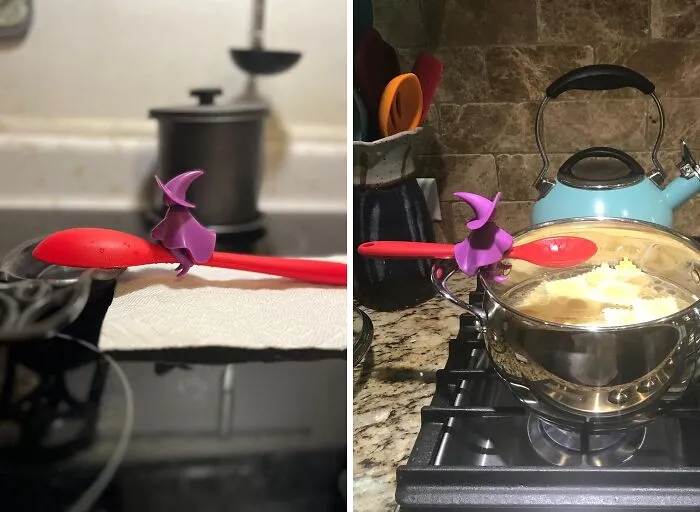 Did You Ever Think<span Style="Font:inherit;color:#d74b1f;"> A Spoon Holder </Span> Could Brighten Your Kitchen So Much?