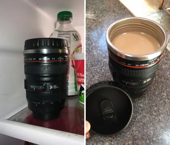 Snap And Sip With<span Style="Font:inherit;color:#d74b1f;"> A Camera Lens Coffee Mug</Span> - Cool Stuff For Photo Lovers