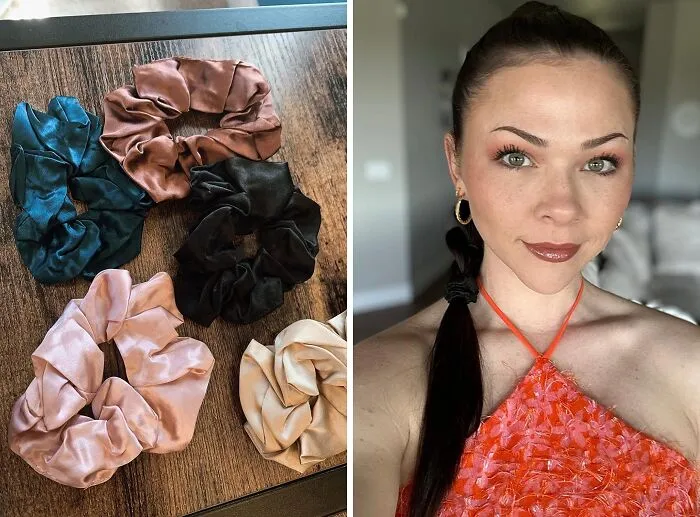 When A Hair Emergency Strikes, Don't Panic! These <a Style="Display:inline;" Href="Https://Www.amazon.com/Mulberry-Scrunchies-Womens-Sleepy-Scrunchie/Dp/B0b53lrq9k?ie=utf8&linkcode=ll1&tag=bpdog-20&linkid=ecf33afe77e5ece8695e940780f8ac91&language=en_us&ref_=as_li_ss_tl" Target="_blank"><span Style="Font: Inherit; Color: #d74b1f;"> Small Silk Scrunchies</Span> Are Your First Responders, Ready To Tame Any Mane Event