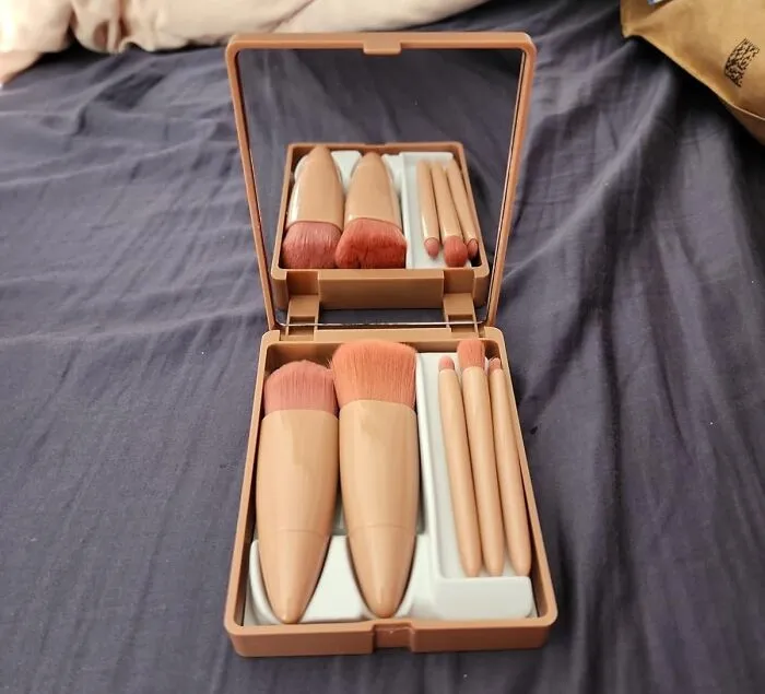 On't Let A Makeup Mishap Ruin Your Day.  This <a Style="Display:inline;" Href="Https://Www.amazon.com/Easy-Taken-Coshine-Complete-Function-Cosmetic/Dp/B09dq8zvtl?ie=utf8&linkcode=ll1&tag=bpdog-20&linkid=3310894e7e98dda229ad9970a579250d&language=en_us&ref_=as_li_ss_tl" Target="_blank"><span Style="Font: Inherit; Color: #d74b1f;"> Travel Makeup Brush Set</Span> Is Your Compact Beauty Arsenal, Ready To Tackle Any Situation