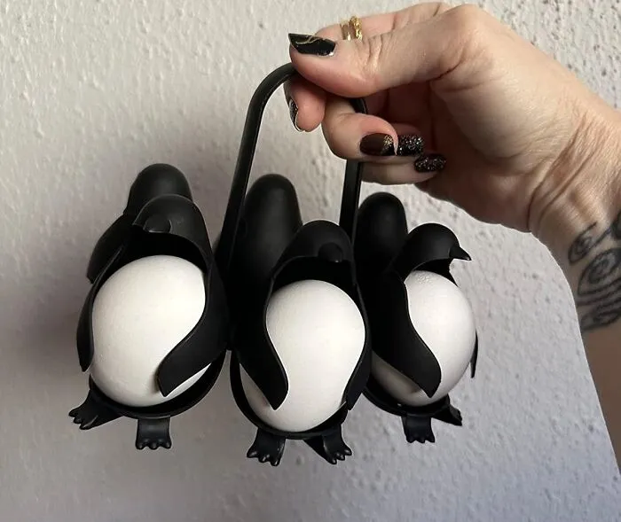 Shake A Flipper At<span Style="Font:inherit;color:#d74b1f;"> Egguins</Span>, Making Boiled Eggs Just Got Cooler
