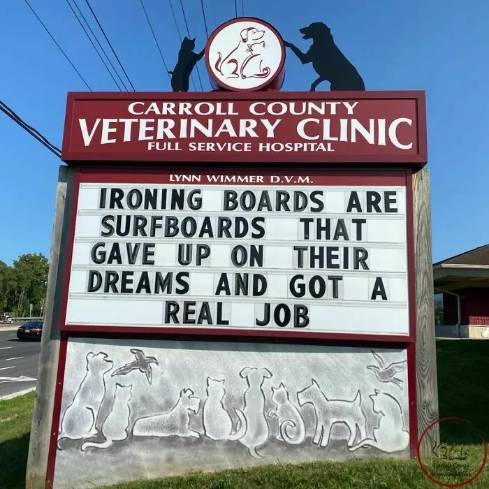 No Fleas, Just Jokes: 40 Signs That Had Tails Wagging (New Pics)