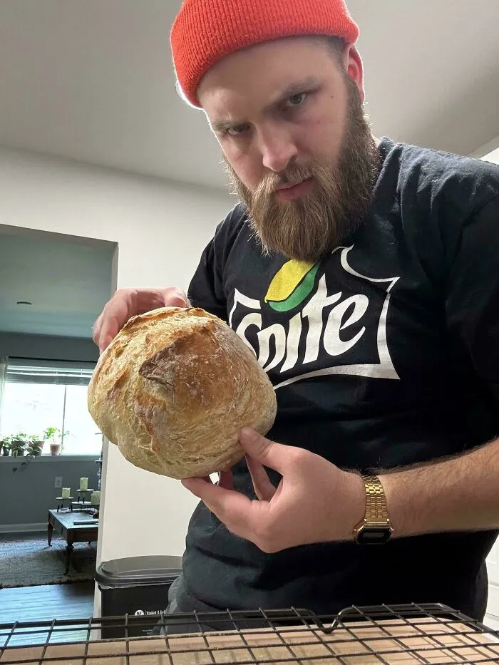 Just Baked My First Ever Loaf Of Bread